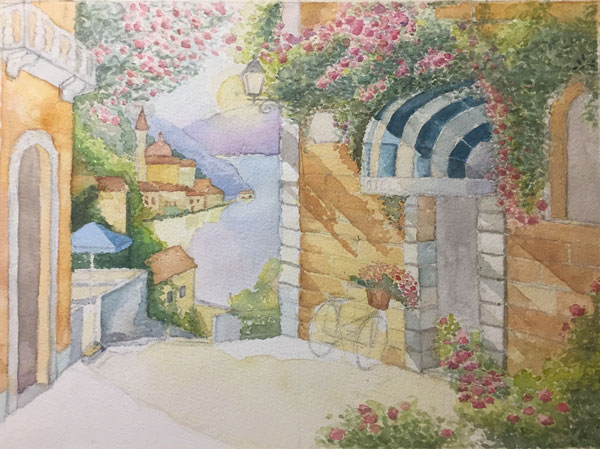 pittura acquerello